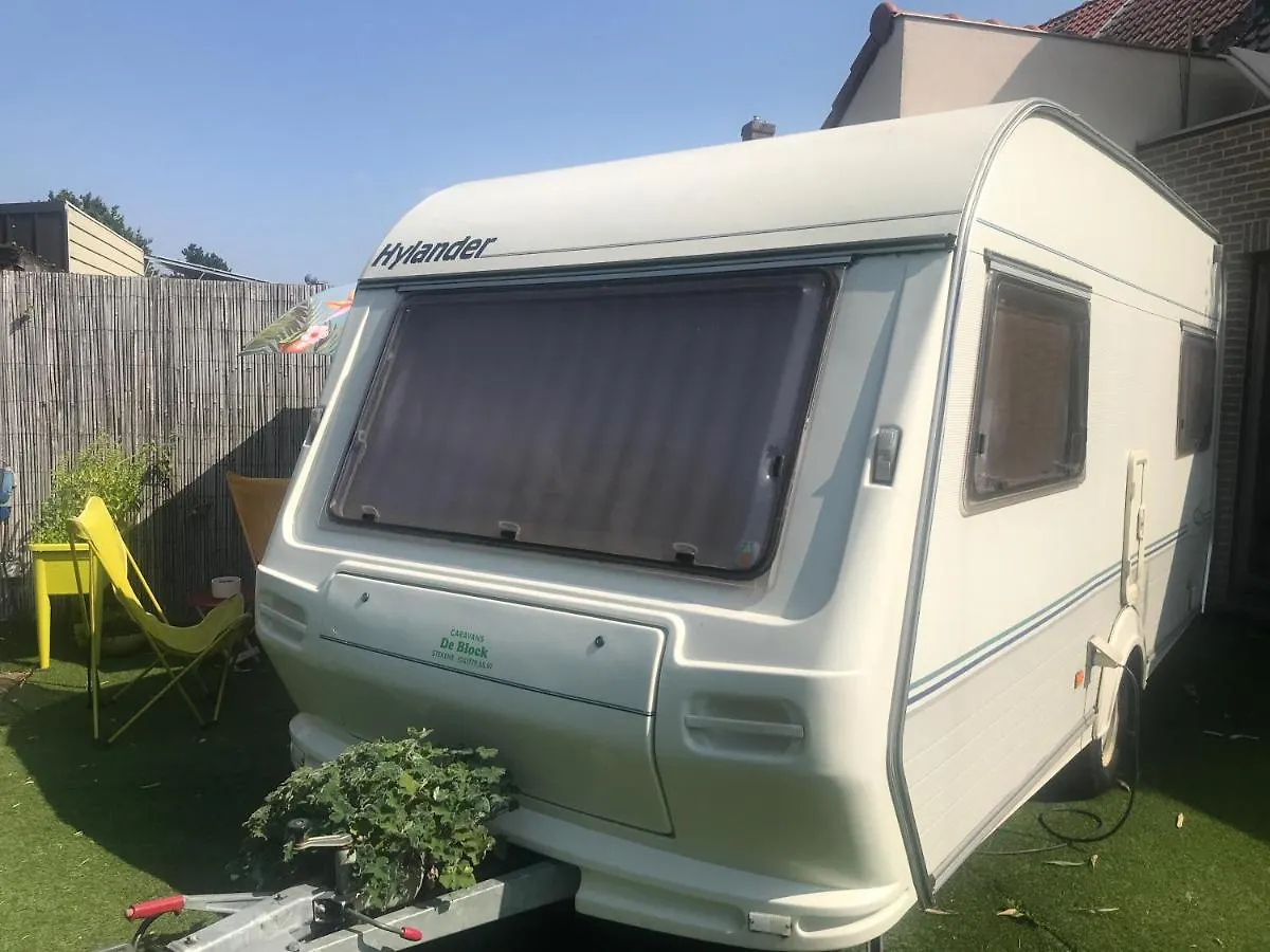 Camping Gardencaravan near Ghent in green area België