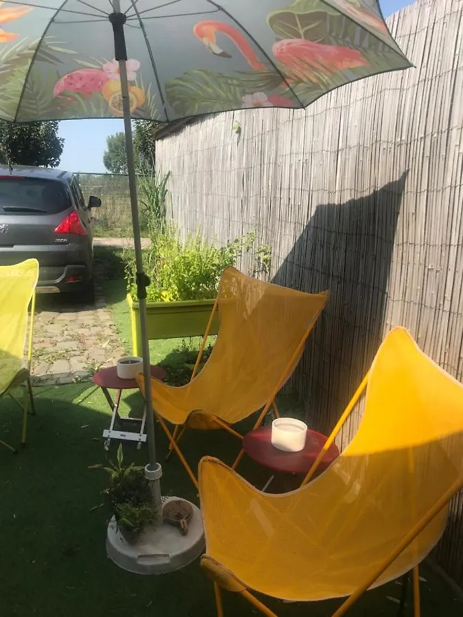 Gardencaravan Near Ghent In Green Area Belgien